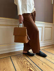 Frances Midi Convertible Backpack Cognac