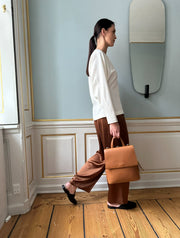 Frances Midi Convertible Backpack Cognac