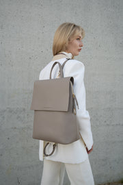 Frances Convertible Backpack Taupe